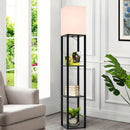 Luminária de Chão  com Prateleira