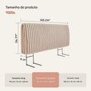 Cabeceira Estofada Ergonômica Ajustável – Espuma Premium