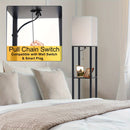 Luminária de Chão  com Prateleira