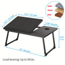 Mesa Lap Desk Versátil – Perfeita para Laptop, Café da Manhã e Trabalho Confortável